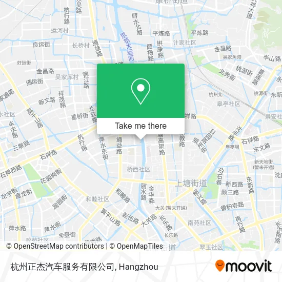 杭州正杰汽车服务有限公司 map