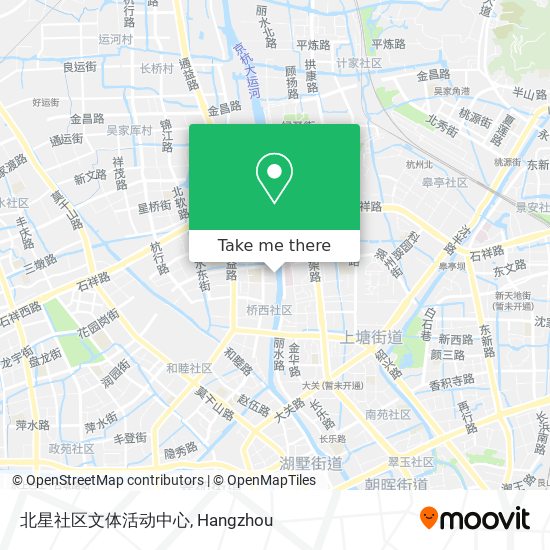 北星社区文体活动中心 map