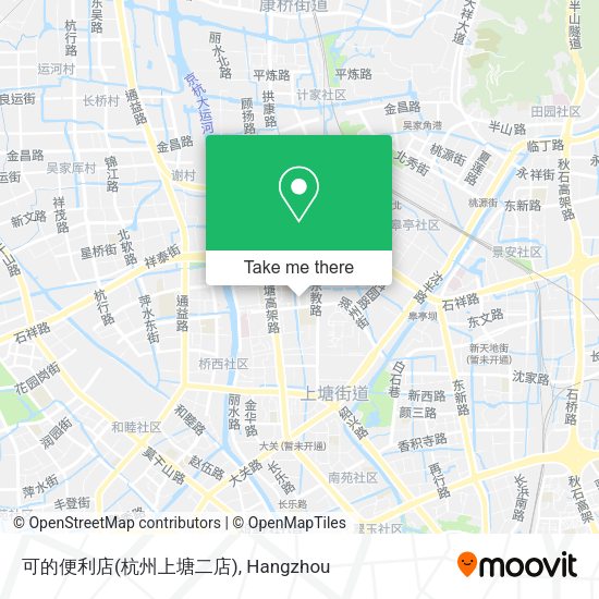 可的便利店(杭州上塘二店) map