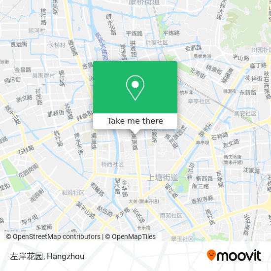 左岸花园 map