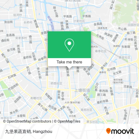 九堡果蔬直销 map