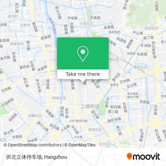 拱北立体停车场 map