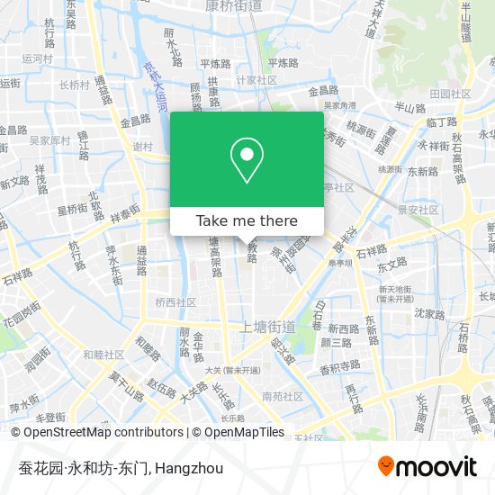 蚕花园·永和坊-东门 map