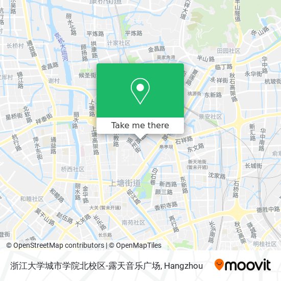浙江大学城市学院北校区-露天音乐广场 map