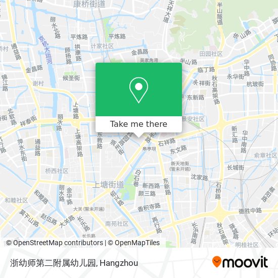 浙幼师第二附属幼儿园 map