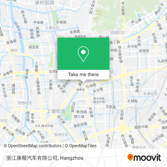 浙江康顺汽车有限公司 map