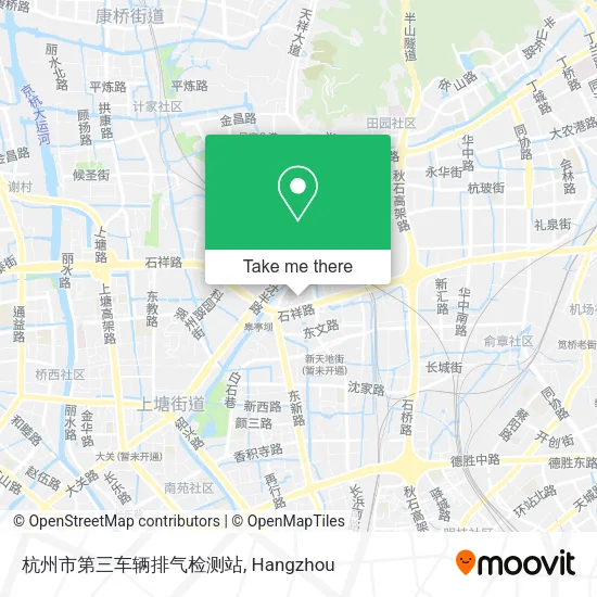 杭州市第三车辆排气检测站 map