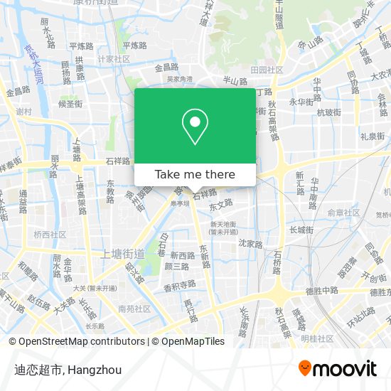 迪恋超市 map