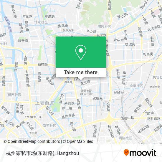 杭州家私市场(东新路) map