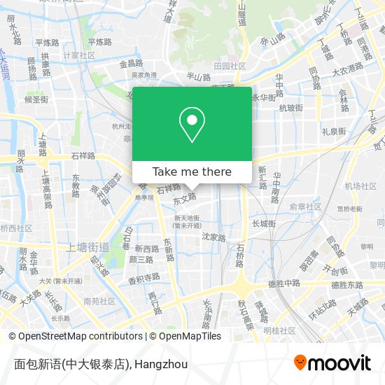 面包新语(中大银泰店) map