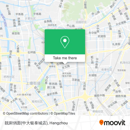 靓厨俏面(中大银泰城店) map
