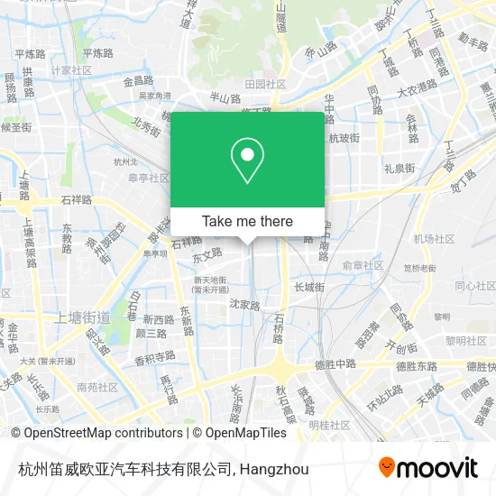 杭州笛威欧亚汽车科技有限公司 map