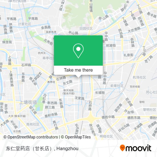 东仁堂药店（甘长店） map
