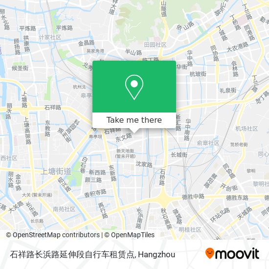 石祥路长浜路延伸段自行车租赁点 map