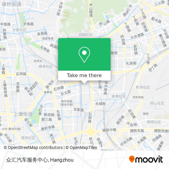 众汇汽车服务中心 map