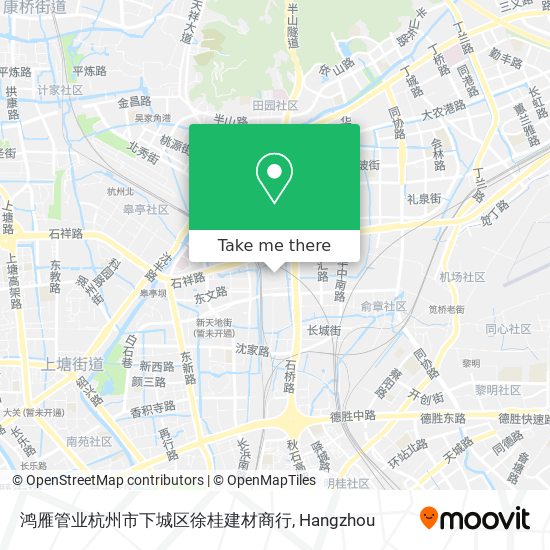 鸿雁管业杭州市下城区徐桂建材商行 map