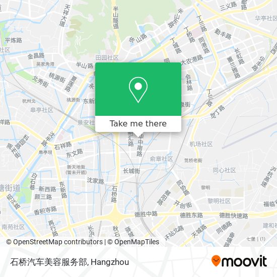 石桥汽车美容服务部 map