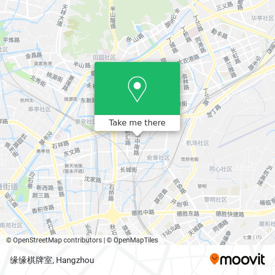 缘缘棋牌室 map