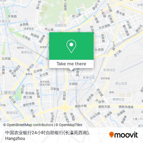 中国农业银行24小时自助银行(长瀛苑西南) map