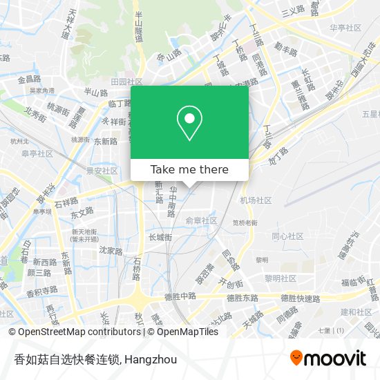 香如菇自选快餐连锁 map