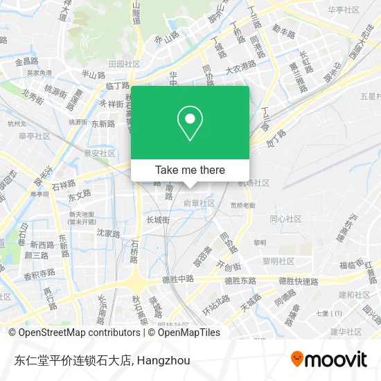 东仁堂平价连锁石大店 map