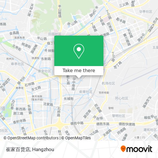 崔家百货店 map