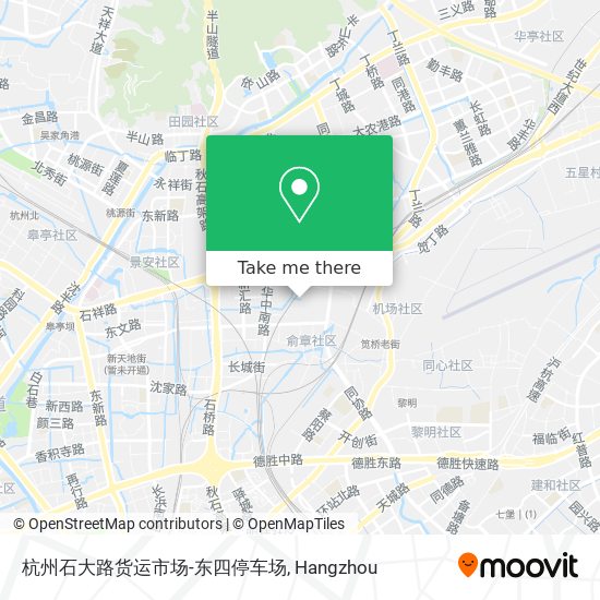 杭州石大路货运市场-东四停车场 map