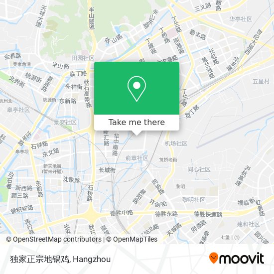 独家正宗地锅鸡 map