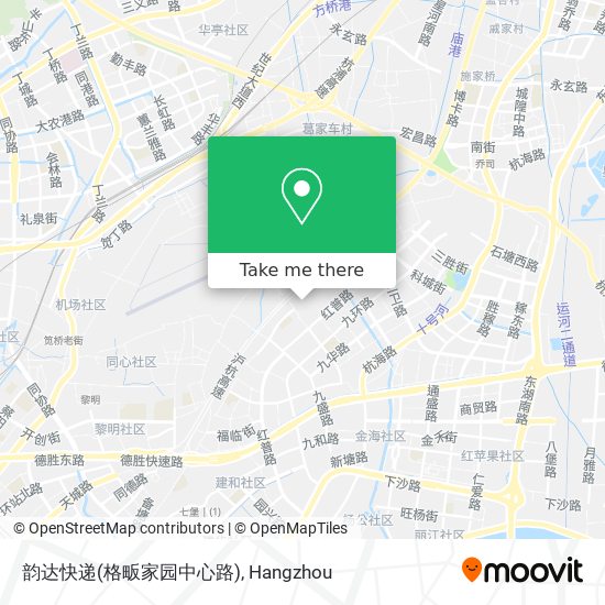 韵达快递(格畈家园中心路) map