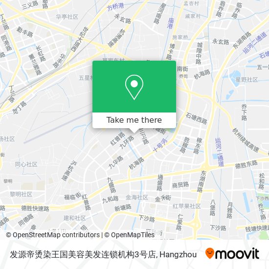 发源帝烫染王国美容美发连锁机构3号店 map