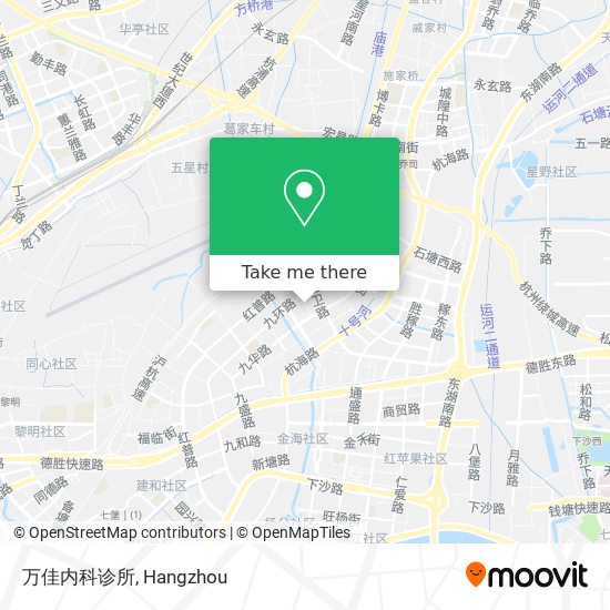 万佳内科诊所 map