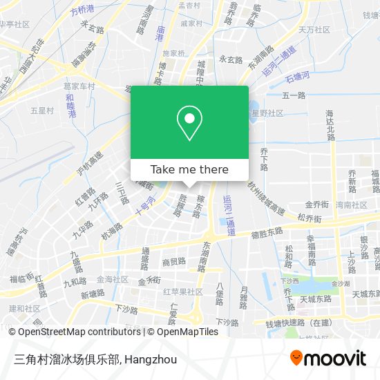 三角村溜冰场俱乐部 map