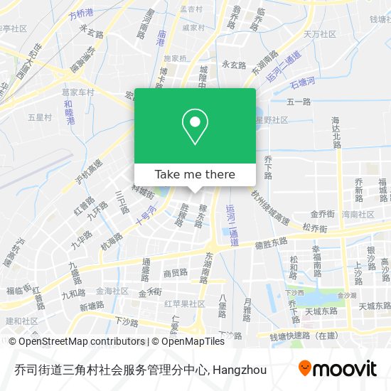 乔司街道三角村社会服务管理分中心 map