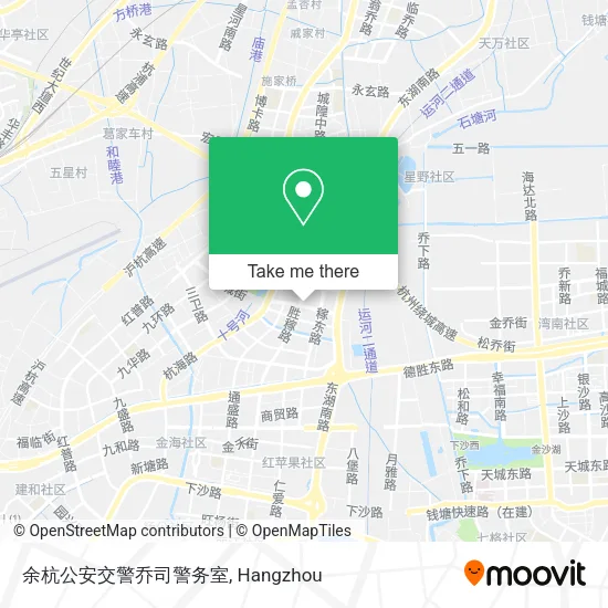 余杭公安交警乔司警务室 map