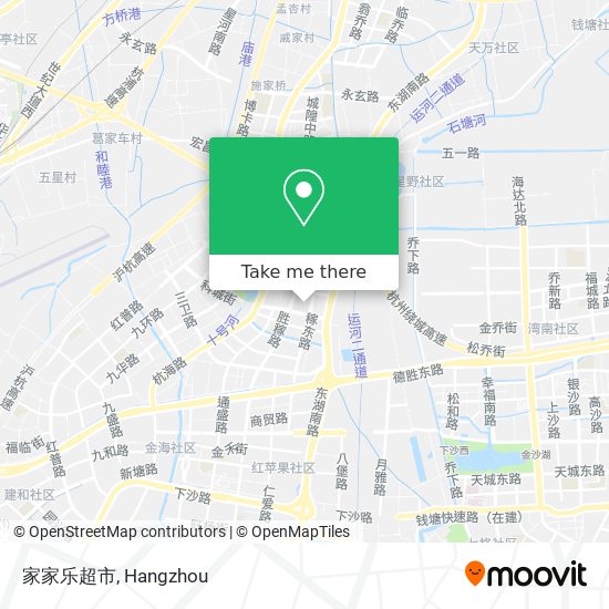 家家乐超市 map