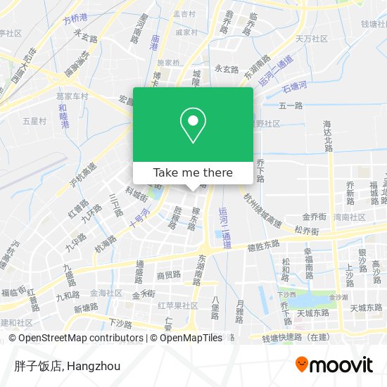胖子饭店 map