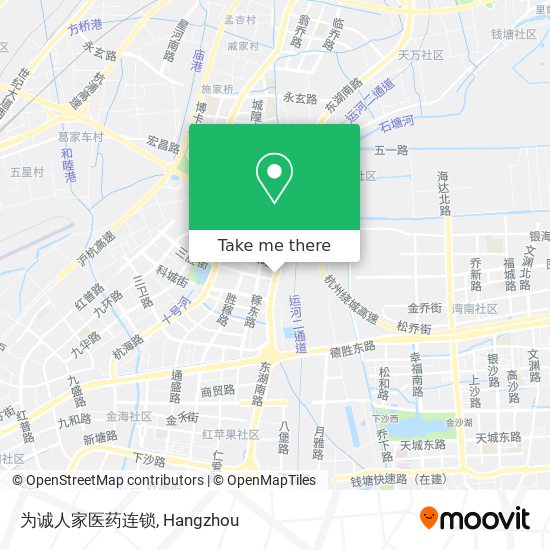 为诚人家医药连锁 map