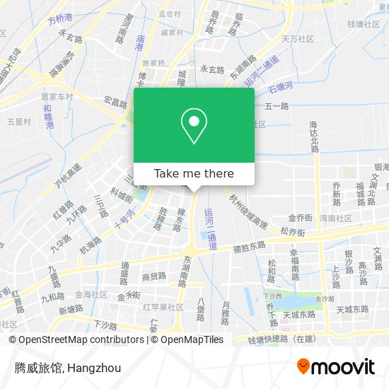 腾威旅馆 map