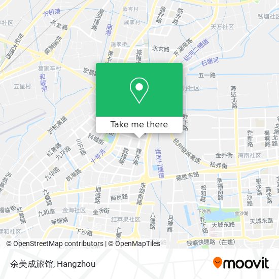 余美成旅馆 map
