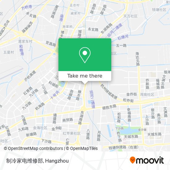 制冷家电维修部 map