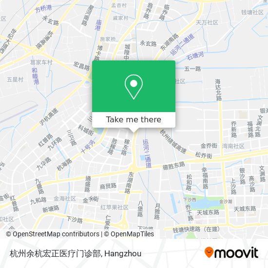 杭州余杭宏正医疗门诊部 map