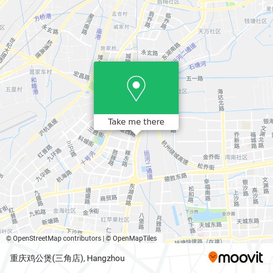 重庆鸡公煲(三角店) map