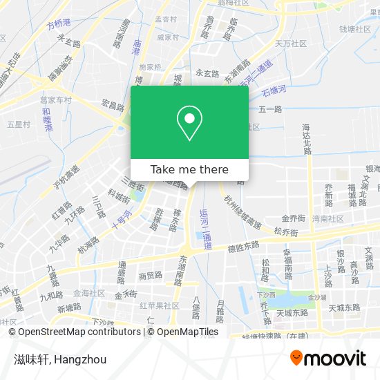 滋味轩 map