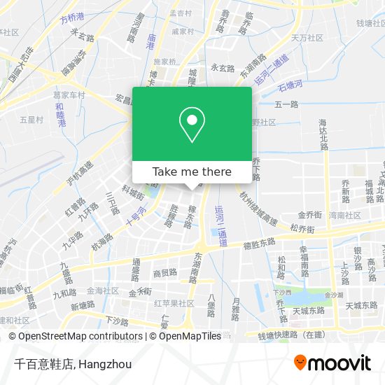 千百意鞋店 map