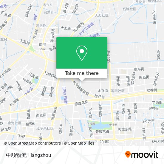 中顺物流 map