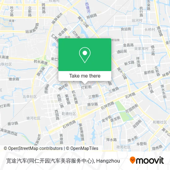宽途汽车(同仁开园汽车美容服务中心) map