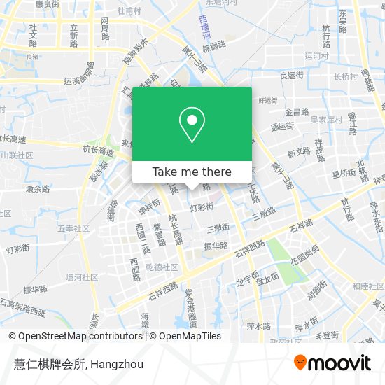 慧仁棋牌会所 map