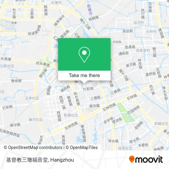 基督教三墩福音堂 map