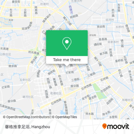 馨格推拿足浴 map