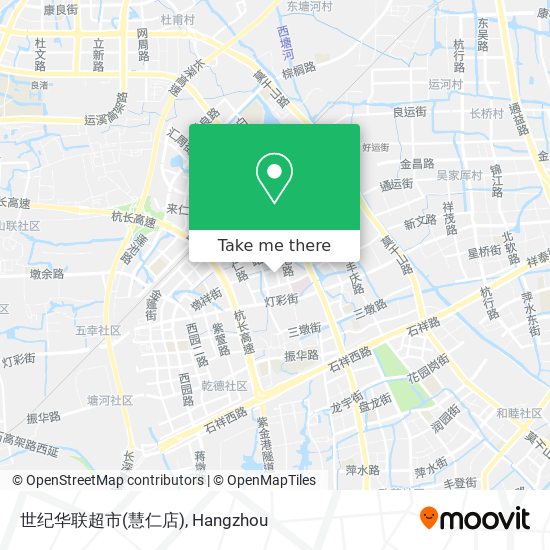 世纪华联超市(慧仁店) map